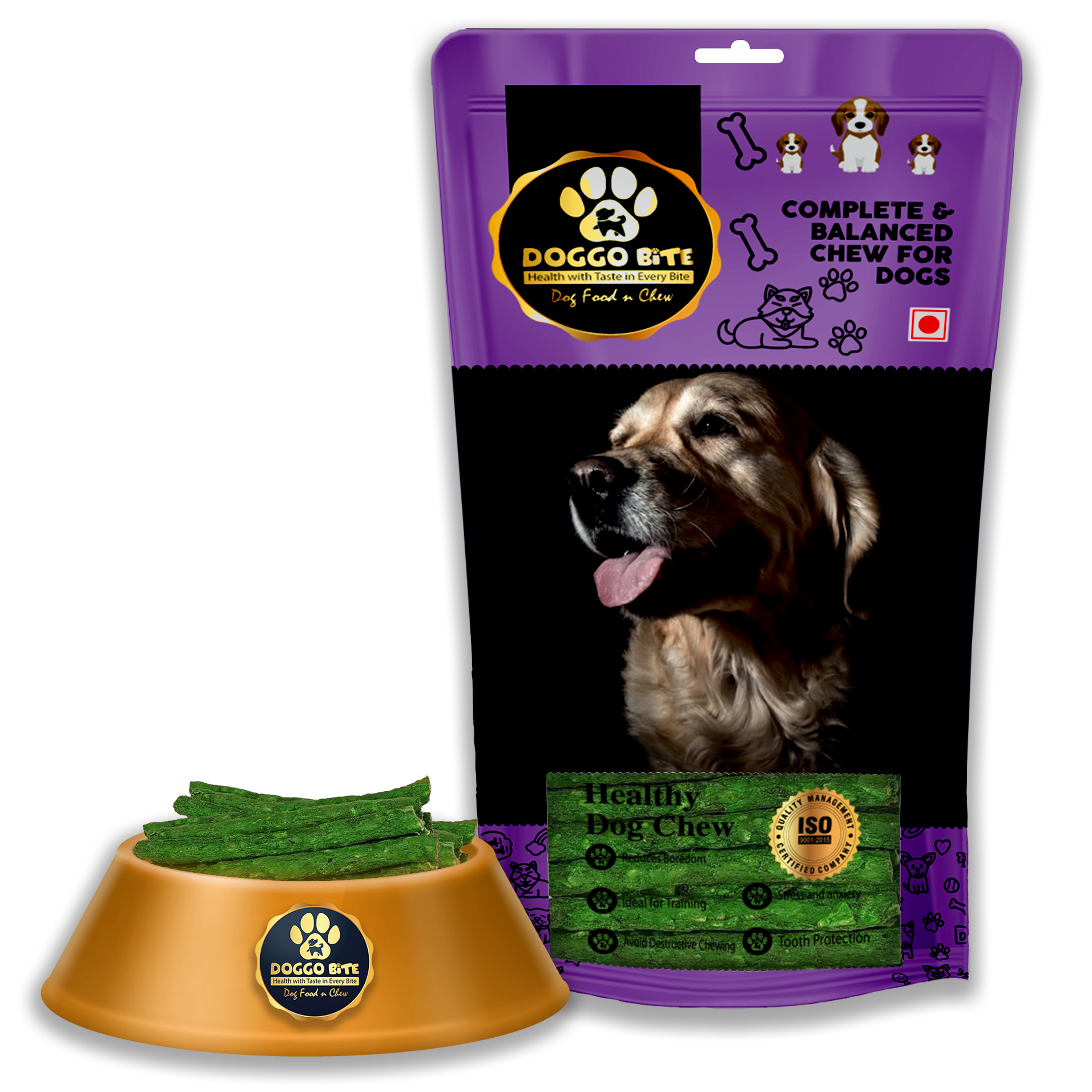 DOGGO BITE Mint Munchy Stick 5 Inch Pack of 1 Kg Doggo Bite
